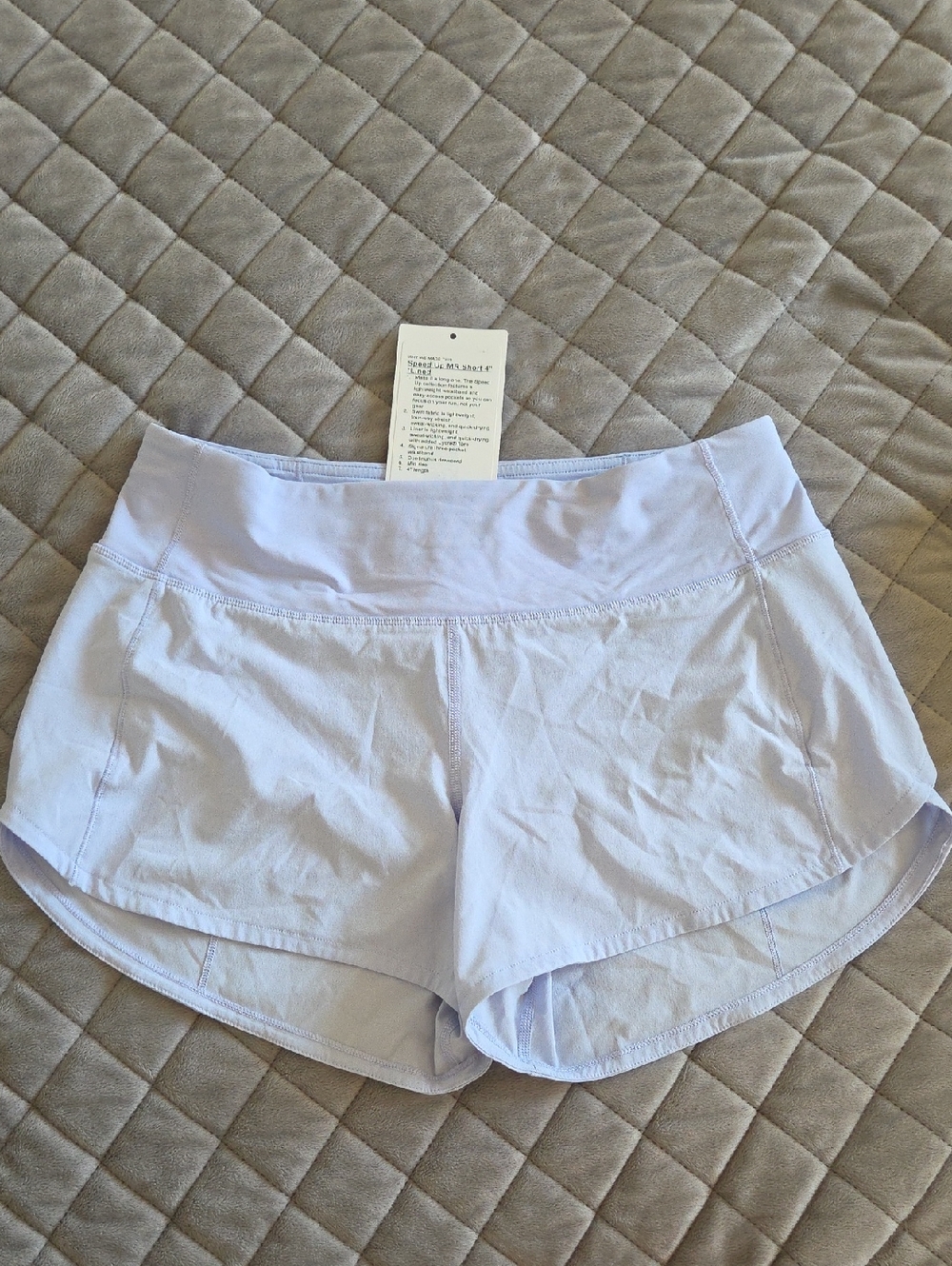 Women’s Lululemon SPEED UP MR Shorts –4 INCH *Lined  Light Lavender